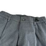 Numbers Pantalone tinta unita con Elastico In Vita Grigio per Bambino 25I157 GRIGIO NUMBERS 