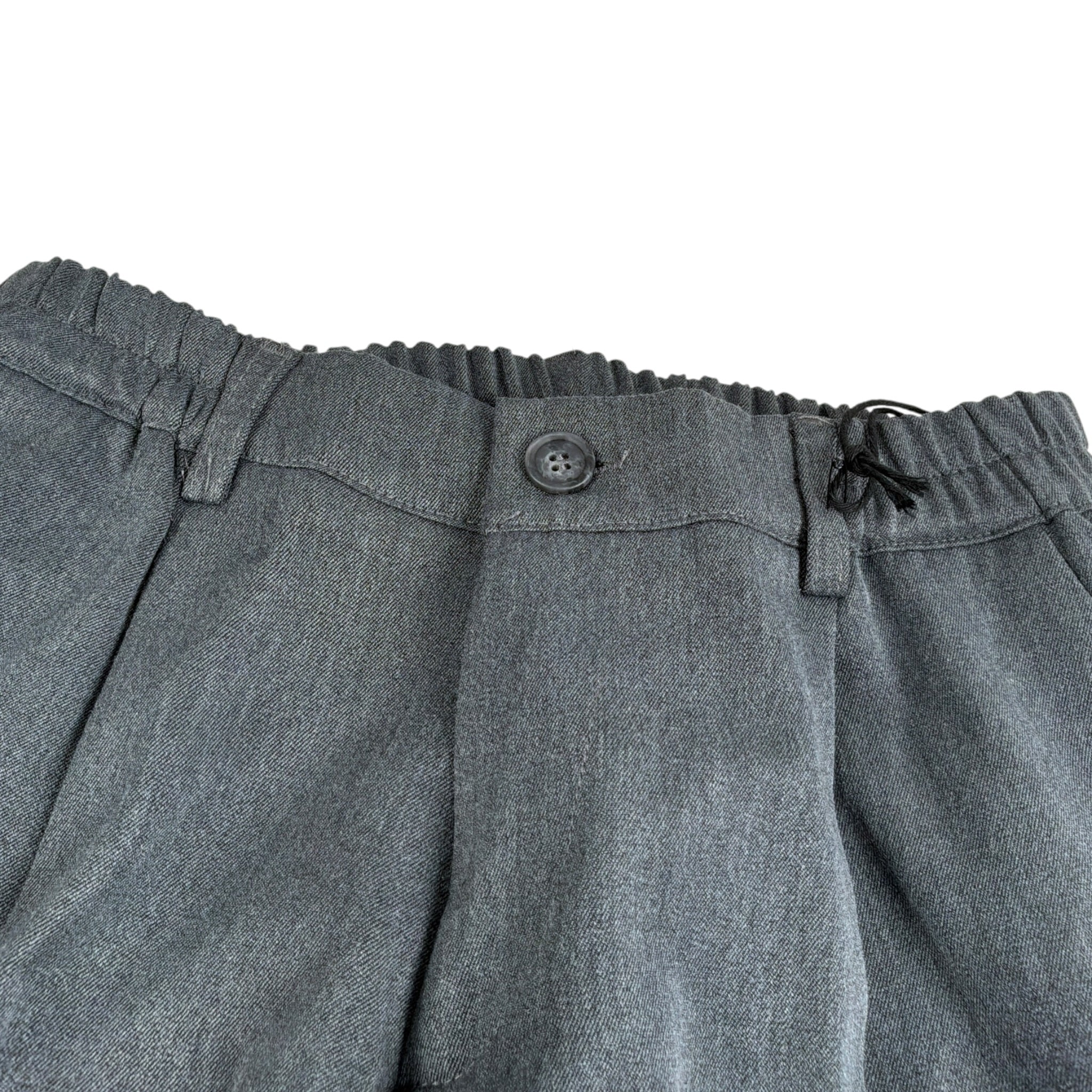 Numbers Pantalone tinta unita con Elastico In Vita Grigio per Bambino 25I157 GRIGIO NUMBERS 
