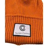 Nunzia Corinna Cappello tinta unita con Logo Arancione per Bambina CMNC ARANCIONE NUNZIA CORINNA 