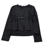 O'Livia New York Cardigan tinta unita Nero per Bambina 9077 NERO O'LIVIA NEW YORK 