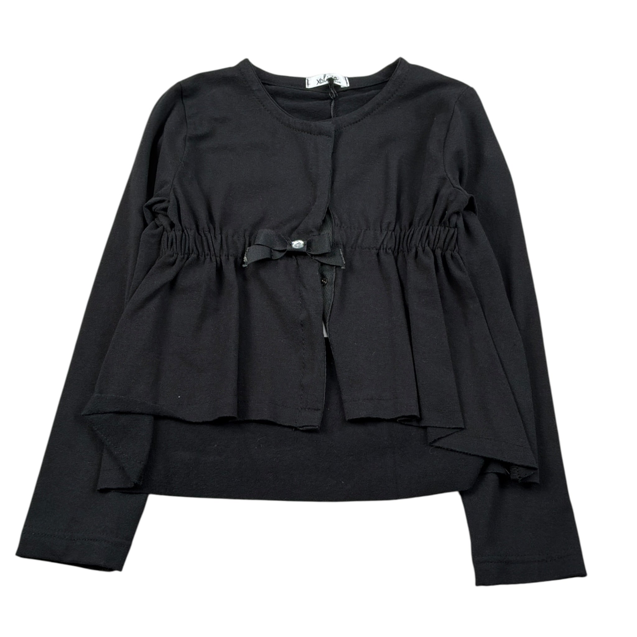 O'Livia New York Cardigan tinta unita Nero per Bambina 9077 NERO O'LIVIA NEW YORK 