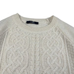 Odk Maglia Girocollo tinta unita Panna per Bambino 519925 PANNA ODK 