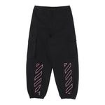 Off-White Pantalone tinta unita con Elastico In Vita Nero per Bambina OGCF005F4 NERO OFF-WHITE 