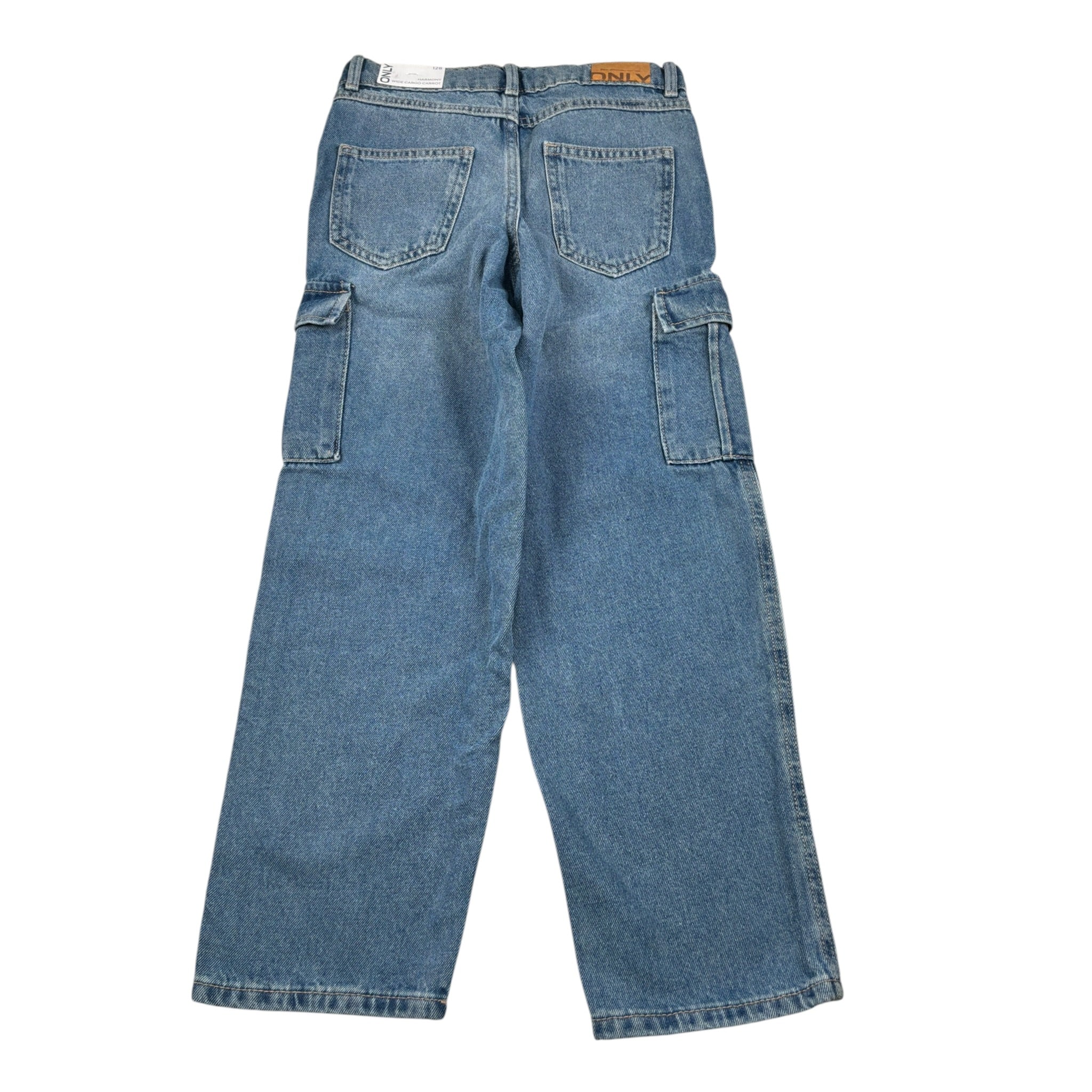 Only Jeans tinta unita con Elastico In Vita Blu per Bambina 15277752 BLU ONLY 