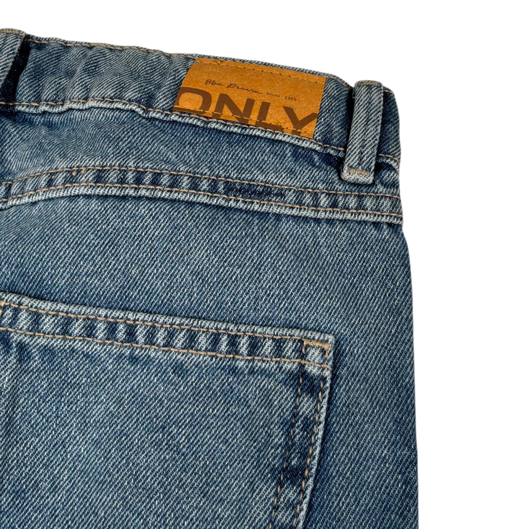 Only Jeans tinta unita con Elastico In Vita Blu per Bambina 15277752 BLU ONLY 
