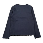 Only Shirt tinta unita Girocollo Blu per Bambina 15343154 BLU ONLY 