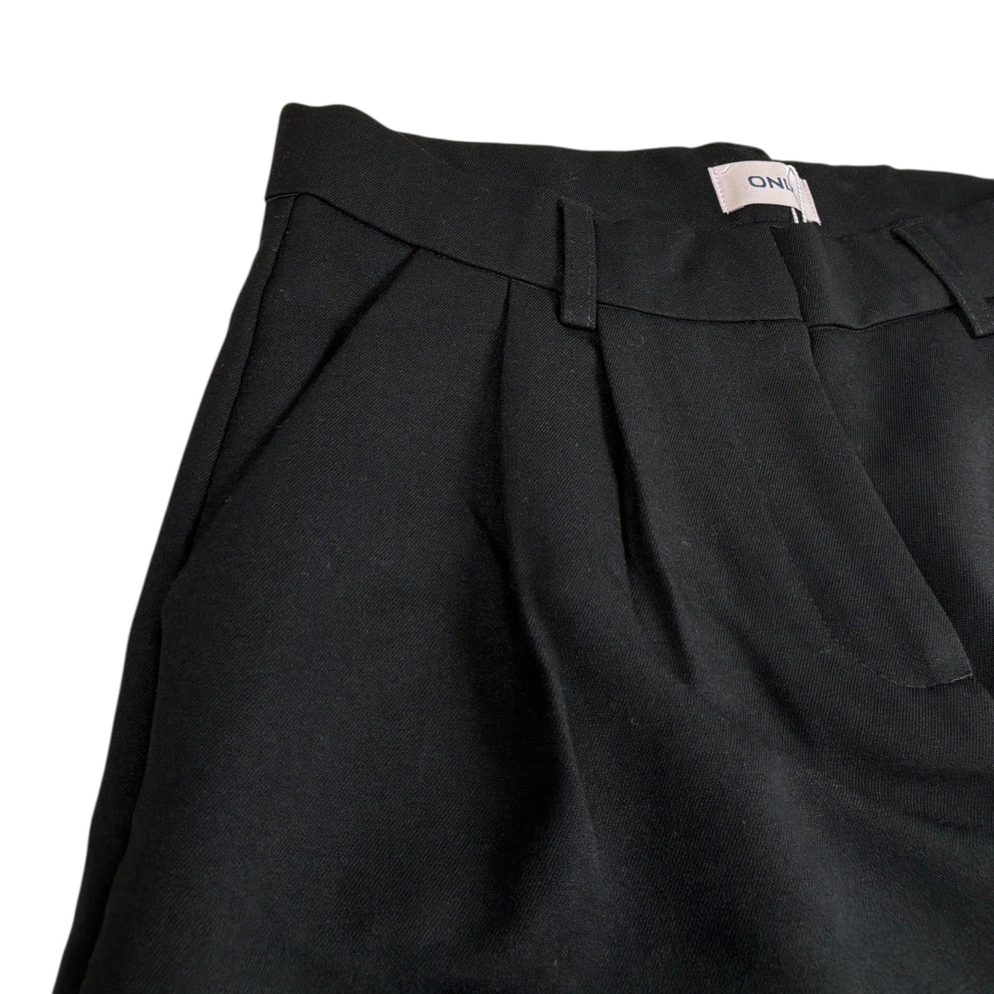 Only Pantalone tinta unita Modello Palazzo Nero per Bambina 15356028 NERO ONLY 