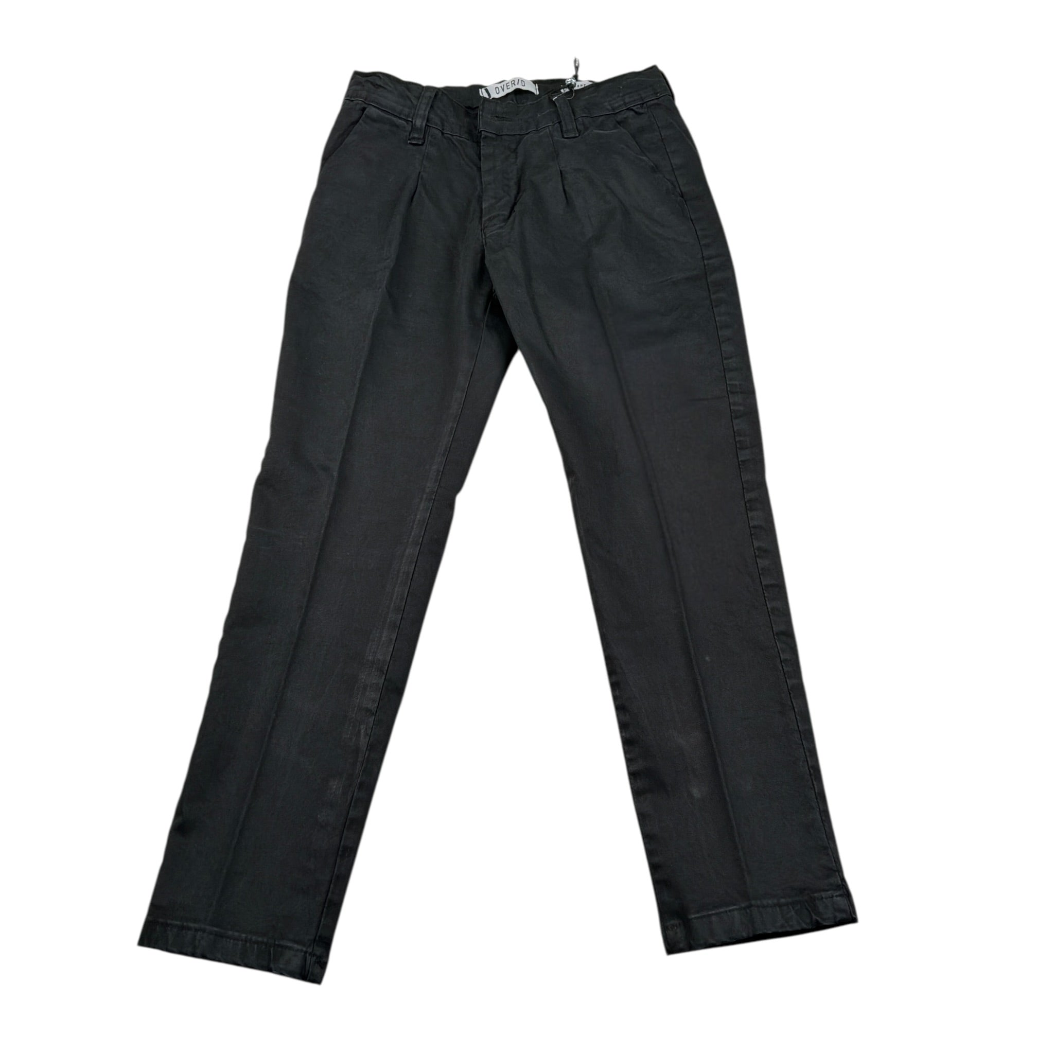 Over-D Pantalone tinta unita con Girovita Regolabile Nero per Bambino OK108SPN NERO OVER-D 
