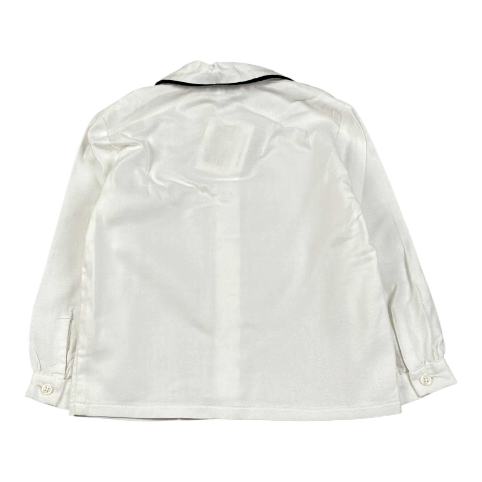 Paio Crippa Camicia tinta unita con Colletto Bianco per Neonato CHITARRA BIANCO PAIO CRIPPA 