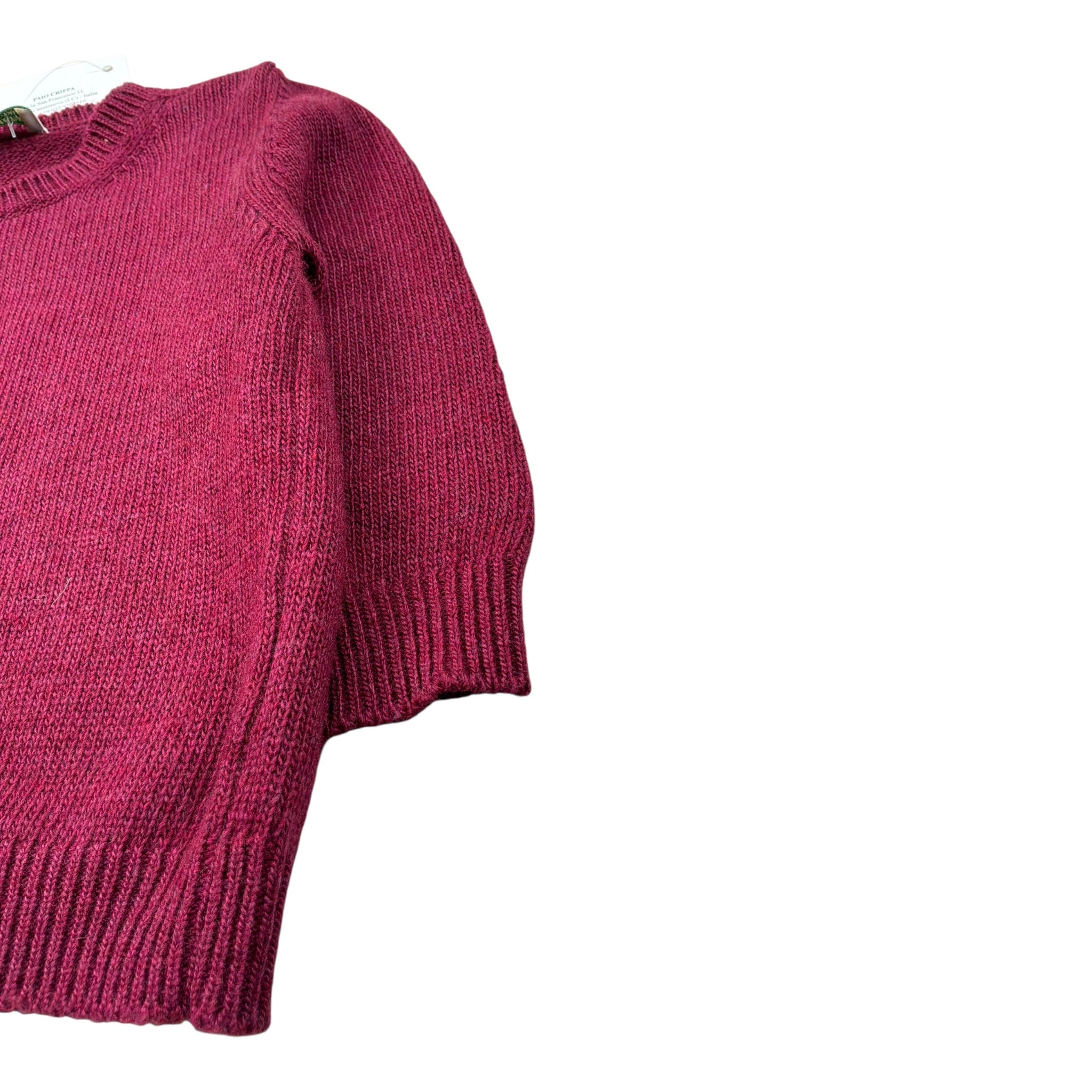 Paio Crippa Maglia Girocollo tinta unita Bordeaux per Neonato DOBRIACO BORDEAUX PAIO CRIPPA 