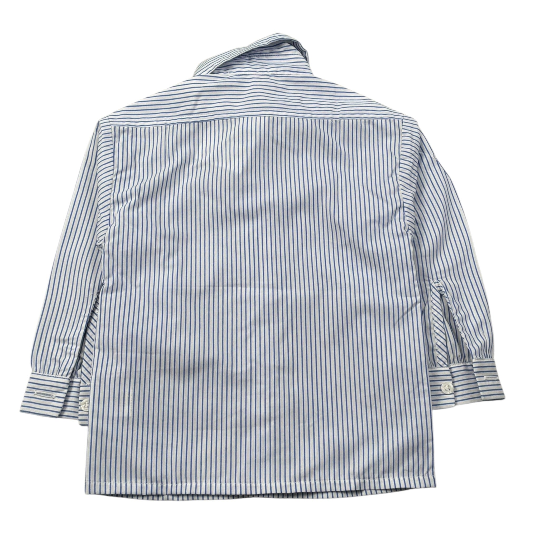 Paio Crippa Camicia Manica Lunga Fantasia A Righe Bianco per Bambino TAMBURO BIANCO PAIO CRIPPA 