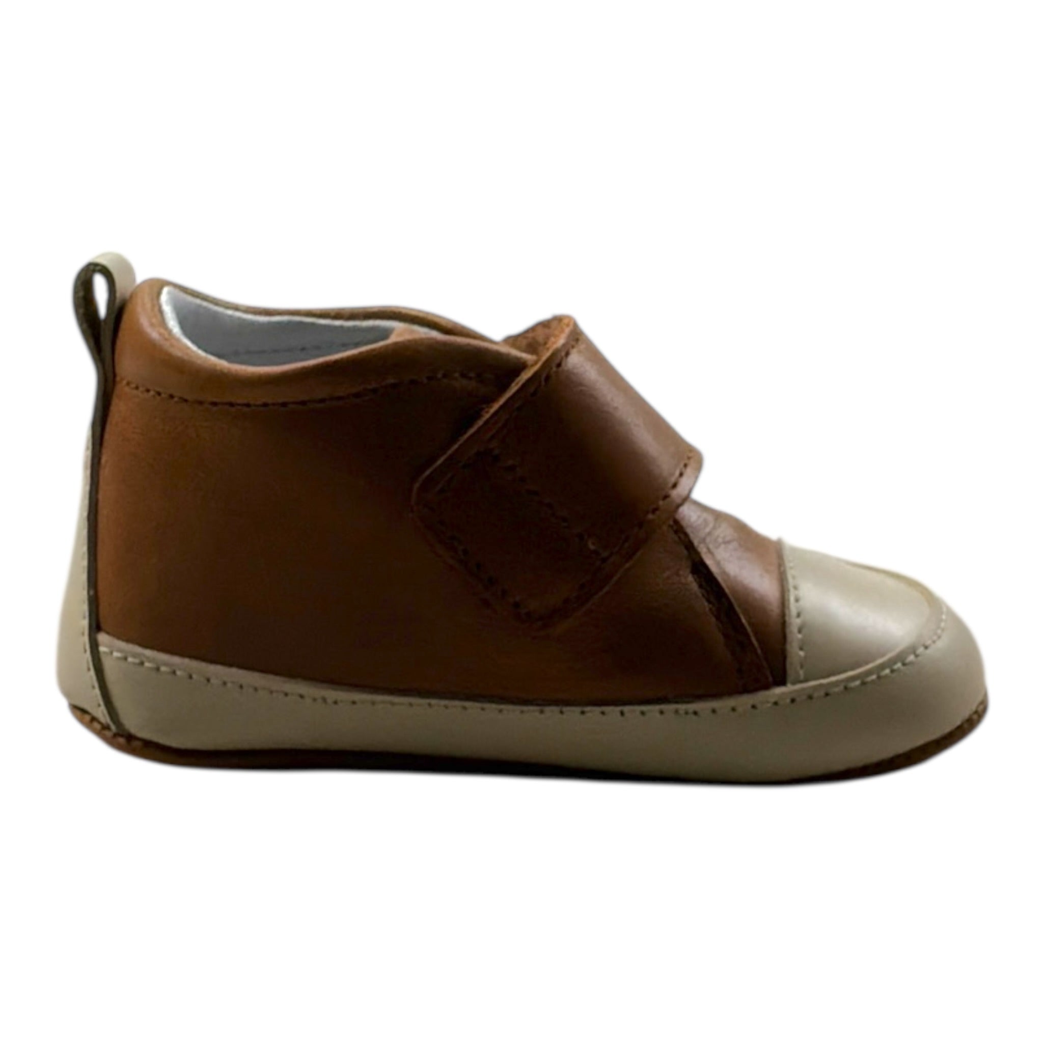 Panyno Sneakers tinta unita con Strappi Cammello per Neonato A2921 CAMMELLO PANYNO 