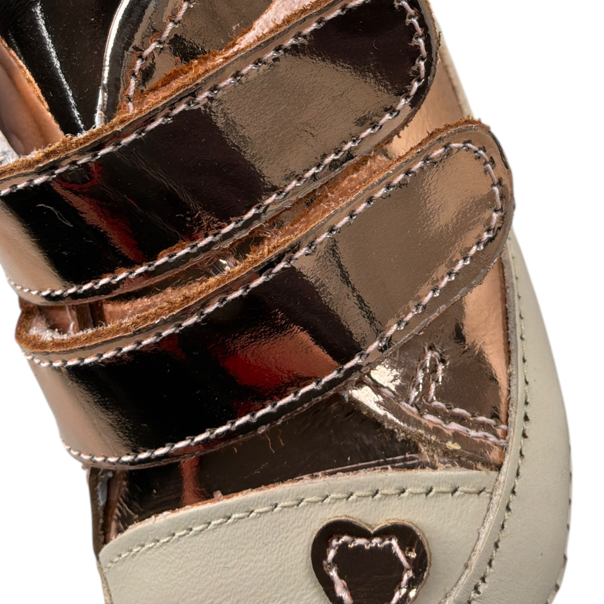 Panyno Sneakers tinta unita con Strappi Bronzo per Neonata A2925 BRONZO PANYNO 