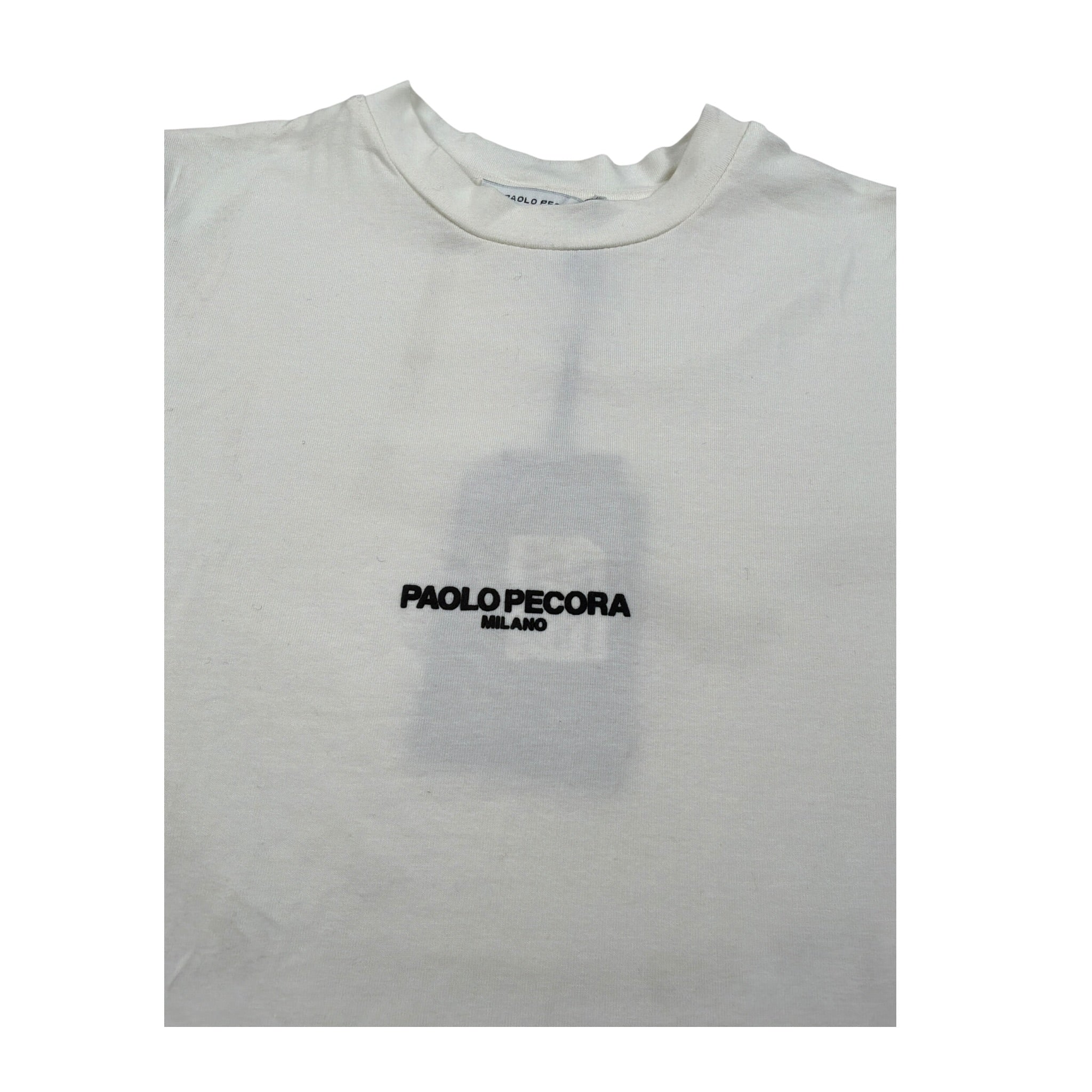Paolo Pecora T-Shirt Giroollo tinta unita Panna per Bambino PP3736 PANNA PAOLO PECORA 