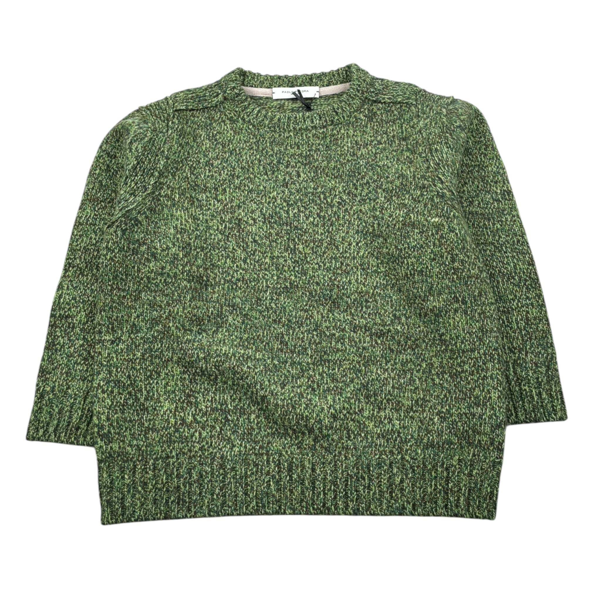 Paolo Pecora Maglia Girocollo tinta unita Verde per Bambino PP3755 VERDE PAOLO PECORA 