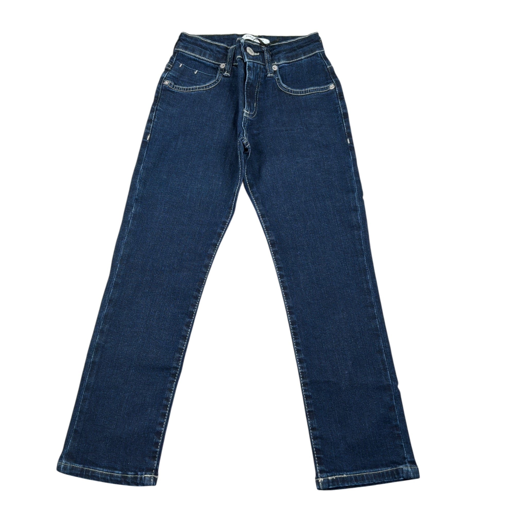 Paolo Pecora Jeans tinta unita con Tasche Blu per Bambino PP3811X BLU PAOLO PECORA 