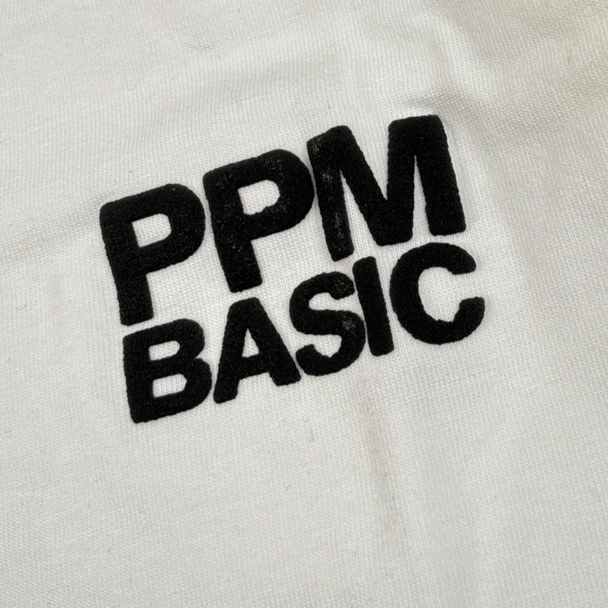 Paolo Pecora Shirt tinta unita Girocollo con Stampa Bianco/Nero per Bambino PP3845 BAINCO/NERO PAOLO PECORA 