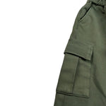 Paolo Pecora Pantalone tinta unita con Elastico In Vita Verde per Neonato PP3852 VERDE PAOLO PECORA 