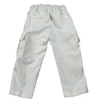 Paolo Pecora Pantalone tinta unita con Tasconi Bianco per Bambino PP3853JX BIANCO PAOLO PECORA 