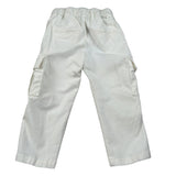 Paolo Pecora Pantalone tinta unita con Tasconi Bianco per Bambino PP3853JX BIANCO PAOLO PECORA 