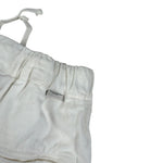 Paolo Pecora Pantalone tinta unita con Tasconi Bianco per Neonato PP3853X BIANCO PAOLO PECORA 