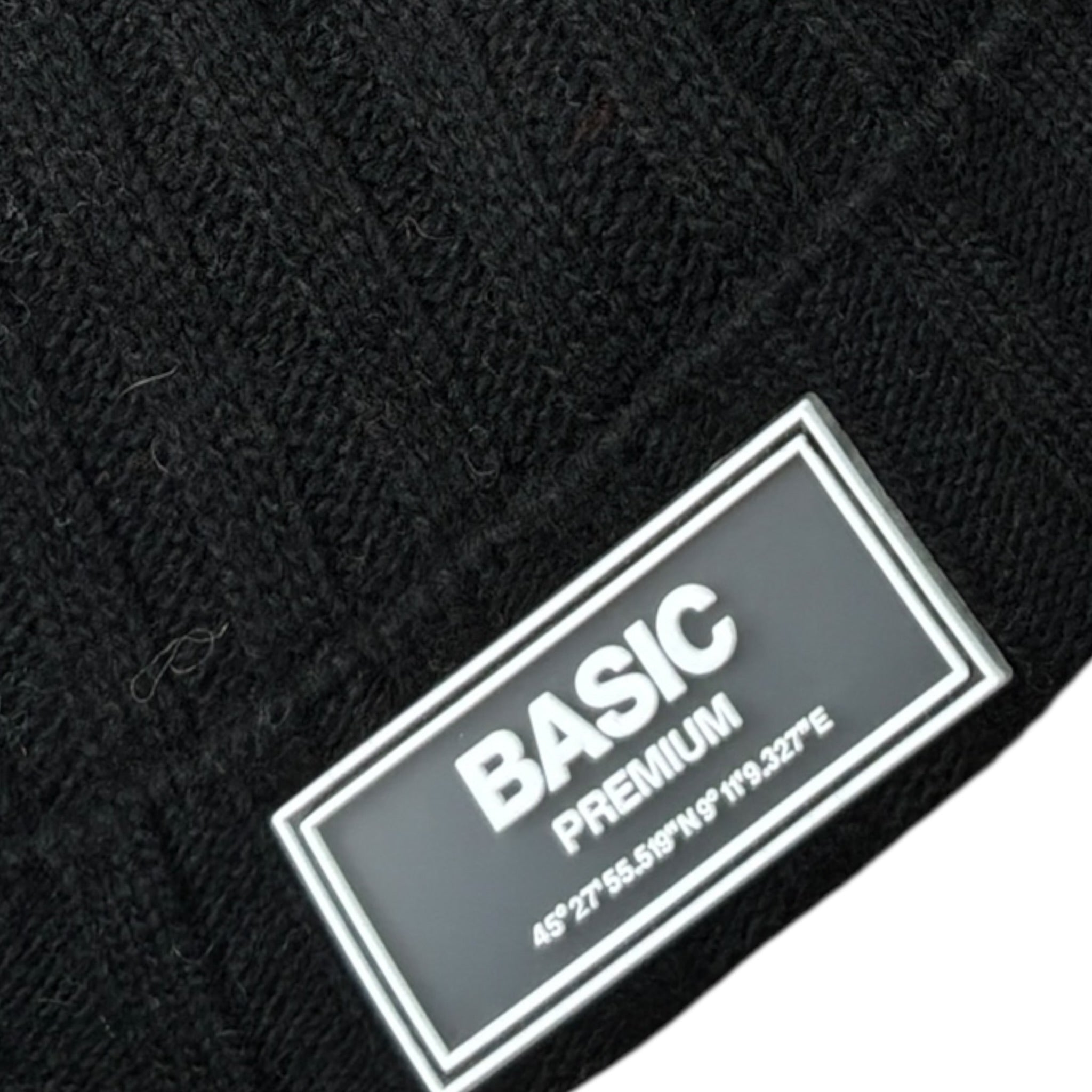 Paolo Pecora Cappello tinta unita con Logo Nero per Bambino PP3868 NERO PAOLO PECORA 