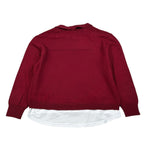 Paolo Pecora Maglia tinta unita con Colletto Rosso per Bambino PP4086 ROSSO PAOLO PECORA 