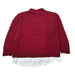 Paolo Pecora Maglia tinta unita con Colletto Bordeaux per Bambino PP4086X BORDEAUX PAOLO PECORA 