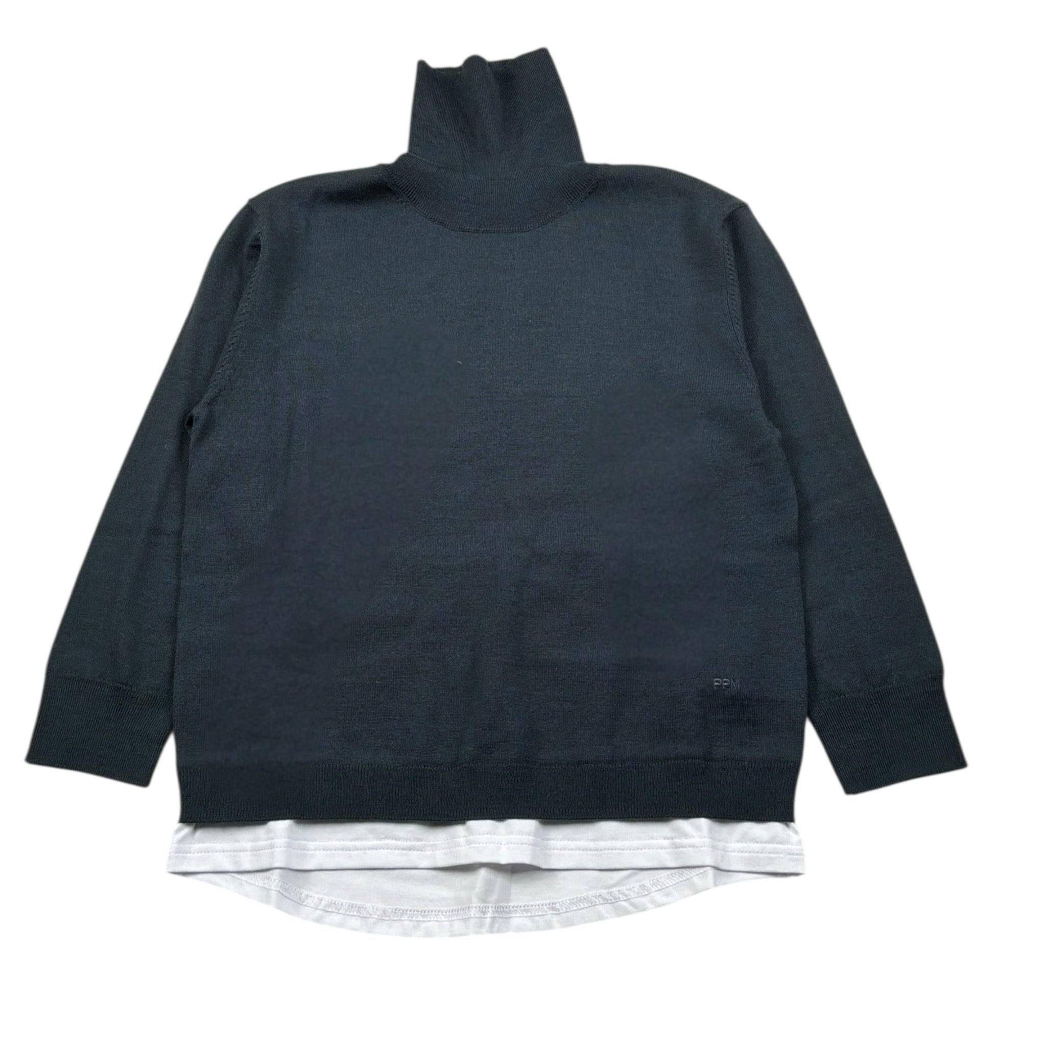 Paolo Pecora Maglia Collo Alto tinta unita Grigio per Bambino PP4087 GRIGIO PAOLO PECORA 