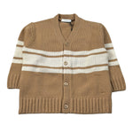 Paolo Pecora Cardigan tinta unita Collo A V Beige per Bambino PP4090 BEIGE PAOLO PECORA 