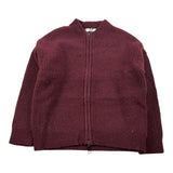 Paolo Pecora Maglia tinta unita con Zip Bordeaux per Bambino PP4091 BORDEAUX PAOLO PECORA 