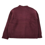 Paolo Pecora Maglia tinta unita con Zip Bordeaux per Bambino PP4091 BORDEAUX PAOLO PECORA 