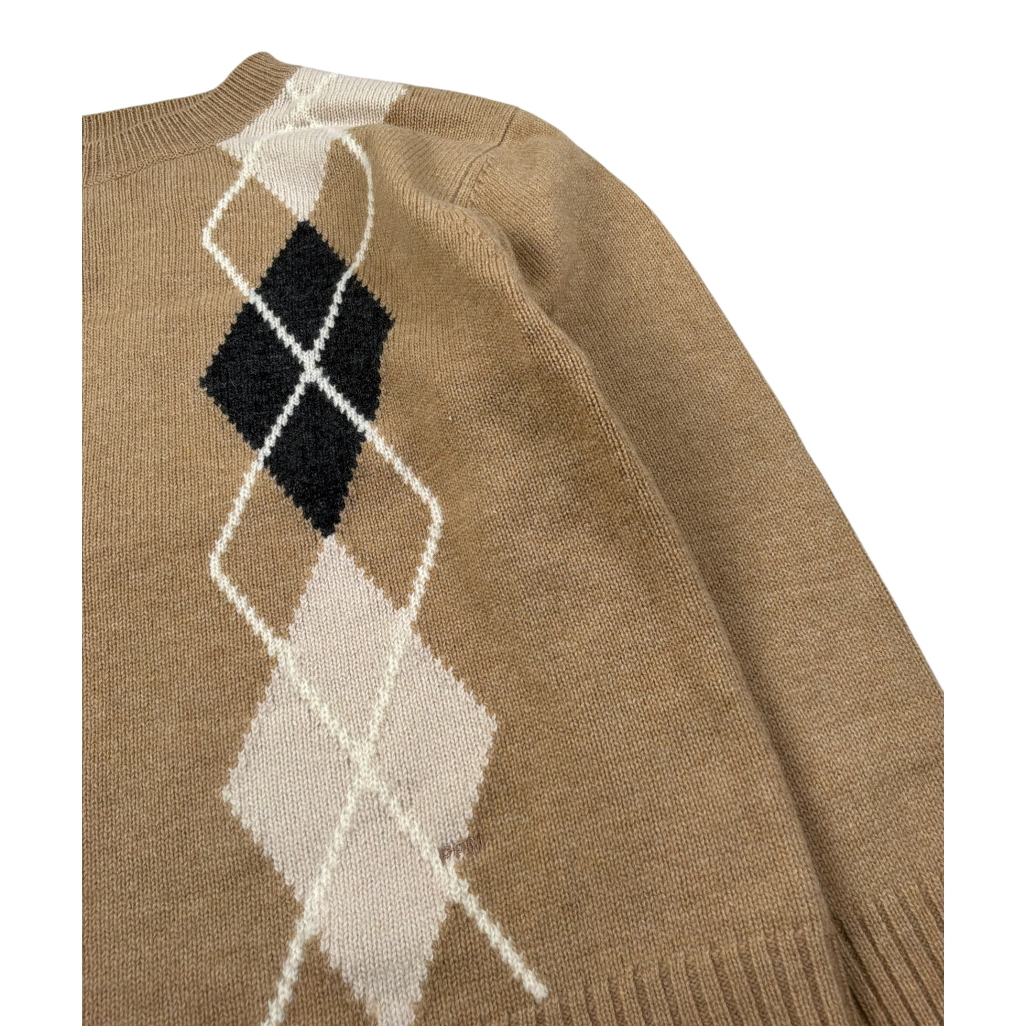 Paolo Pecora Maglia Girocollo tinta unita con Ricami Beige per Bambino PP4096X BEIGE PAOLO PECORA 