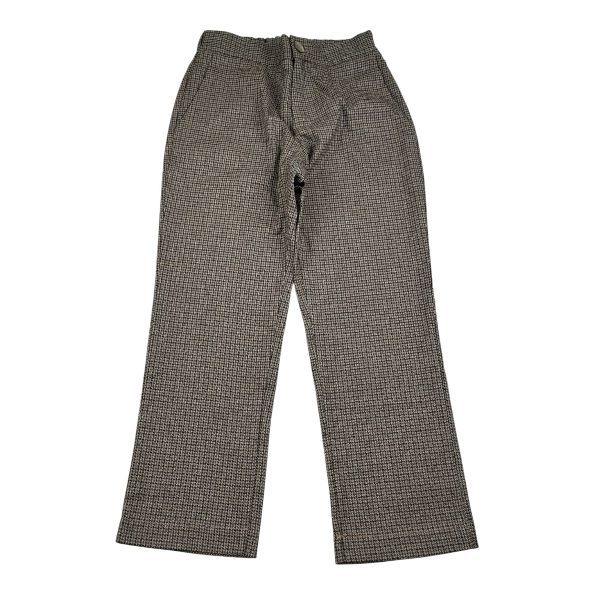 Paolo Pecora Pantalone tinta unita con Microfantasia Marrone per Bambino PP4110 MARRONE PAOLO PECORA 