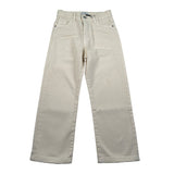 Paolo Pecora Jeans tinta unita con Girovita Regolabile Panna per Bambino PP4122 PANNA PAOLO PECORA 