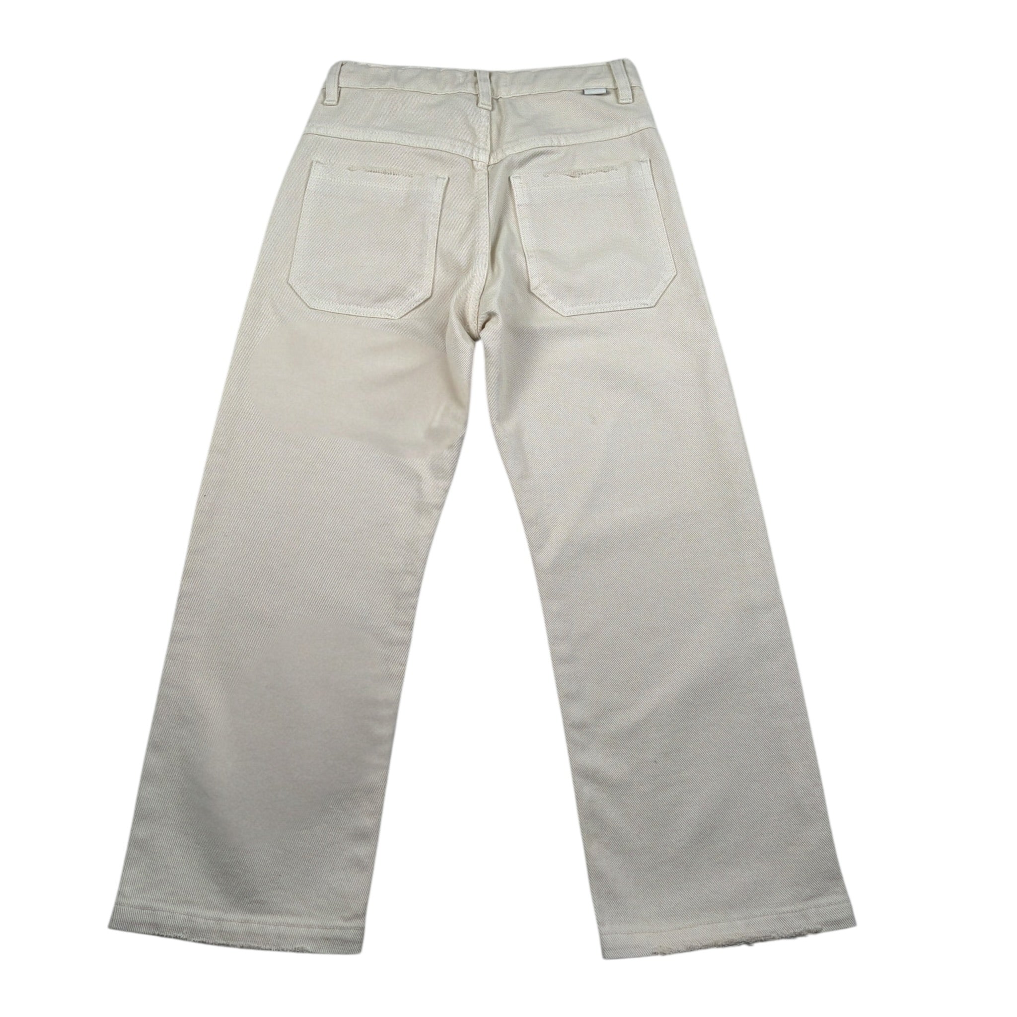 Paolo Pecora Jeans tinta unita con Girovita Regolabile Panna per Bambino PP4122 PANNA PAOLO PECORA 