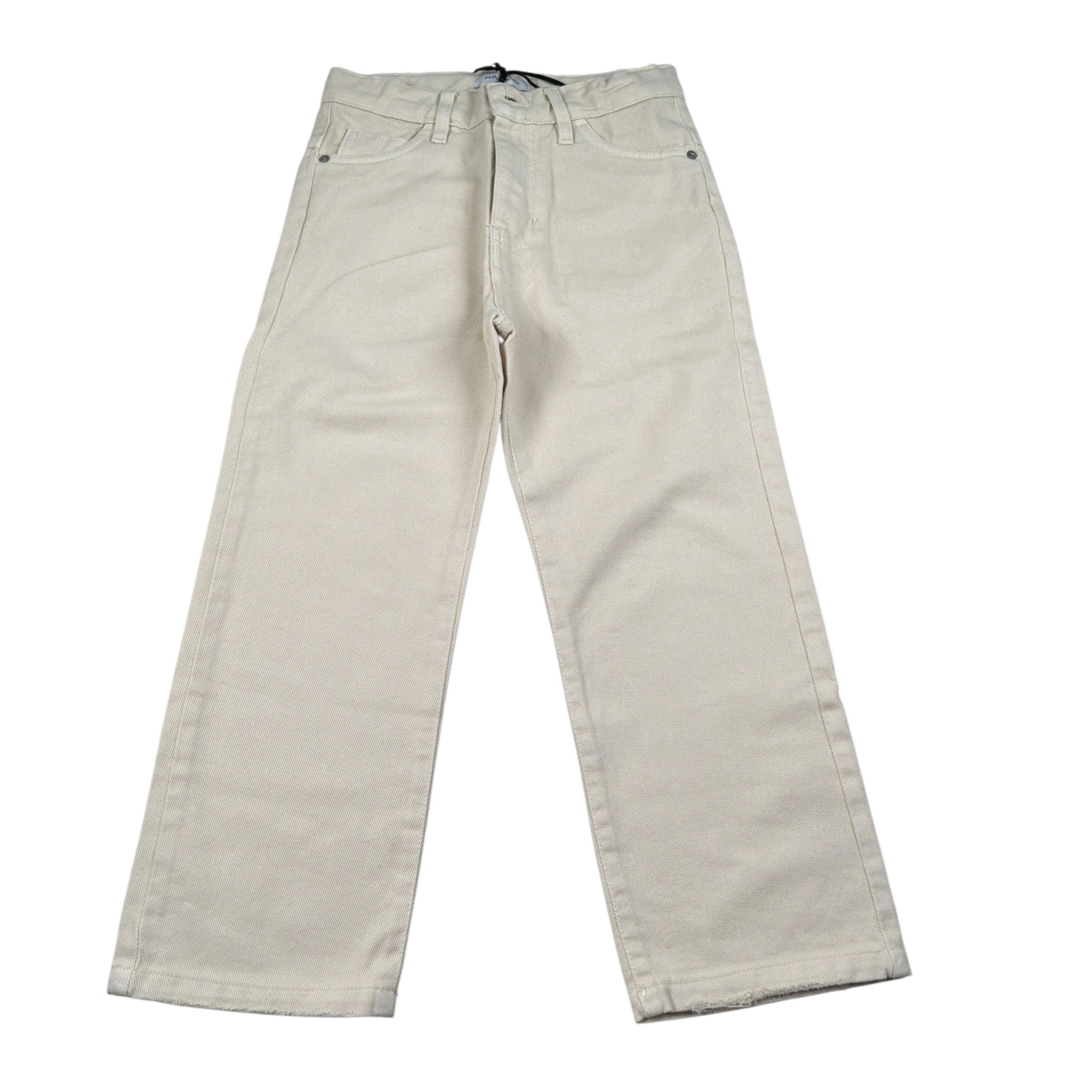 Paolo Pecora Jeans tinta unita con Girovita Regolabile Beige per Bambino PP4122XX BEIGE PAOLO PECORA 