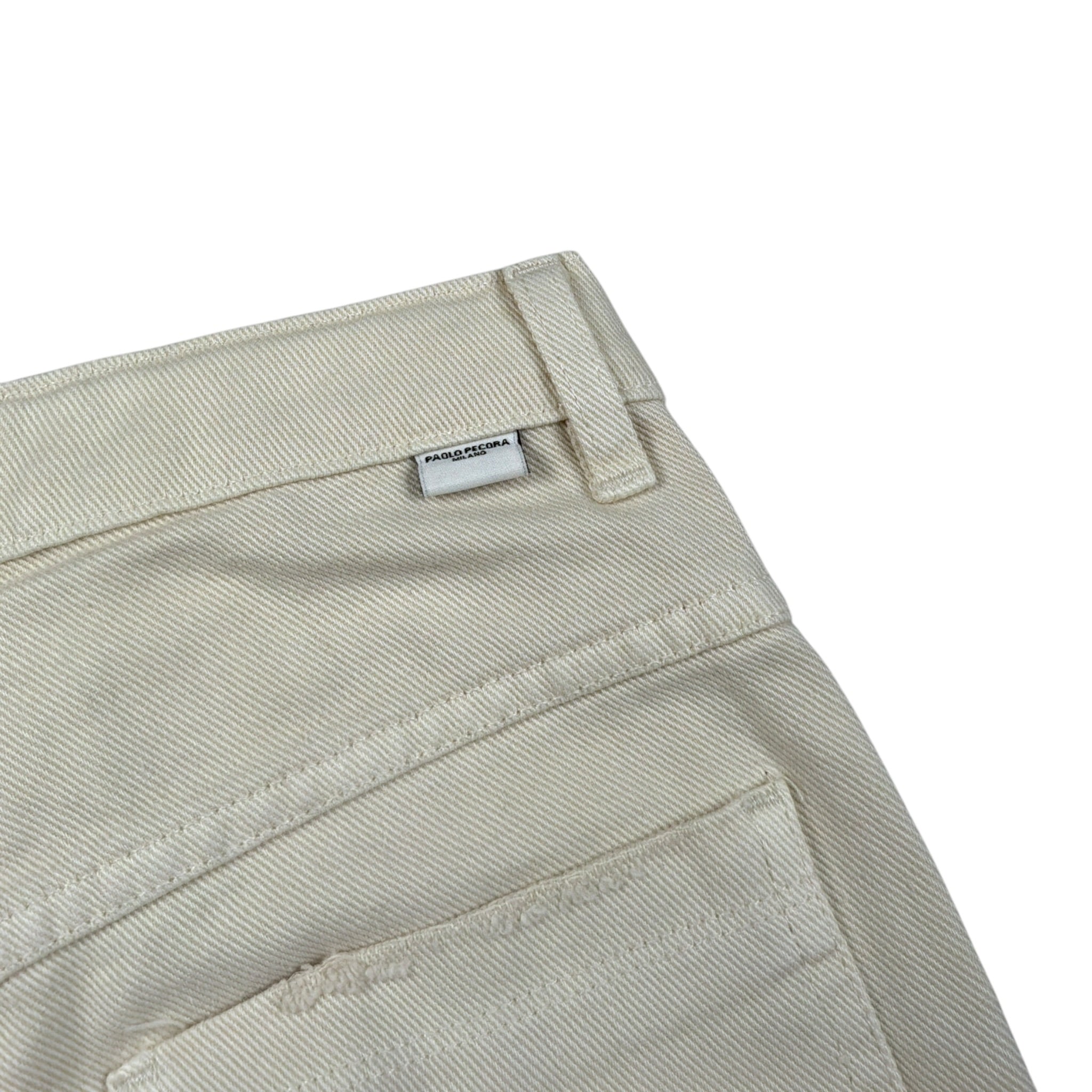 Paolo Pecora Jeans tinta unita con Girovita Regolabile Beige per Bambino PP4122XX BEIGE PAOLO PECORA 