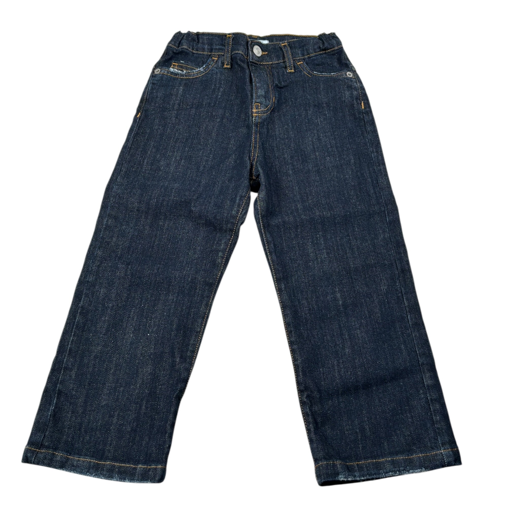 Paolo Pecora Jeans tinta unita con Girovita Regolabile Blu per Bambino PP4123XXX BLU PAOLO PECORA 