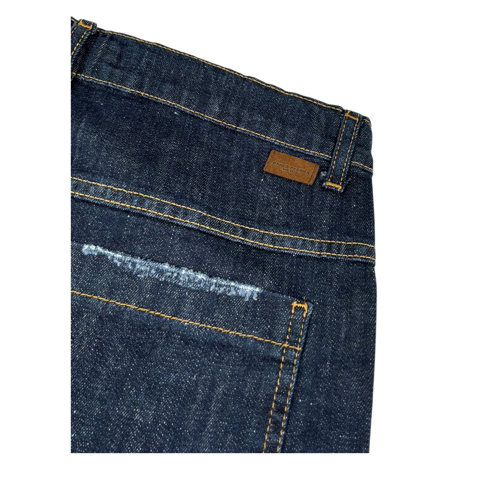 Paolo Pecora Jeans tinta unita con Girovita Regolabile Blu per Bambino PP4123XXX BLU PAOLO PECORA 