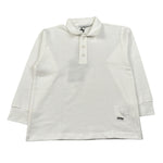 Paolo Pecora Polo Manica Lunga tinta unita Bianco per Bambino PP4125 BIANCO PAOLO PECORA 