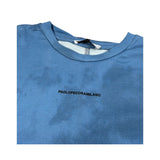 Paolo Pecora T-Shirt Girocollo tinta unita con Logo Azzurro per Bambino PP4128 AZZURRO PAOLO PECORA 