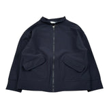 Paolo Pecora Felpa tinta unita con Zip Blu per Bambino PP4137 BLU PAOLO PECORA 