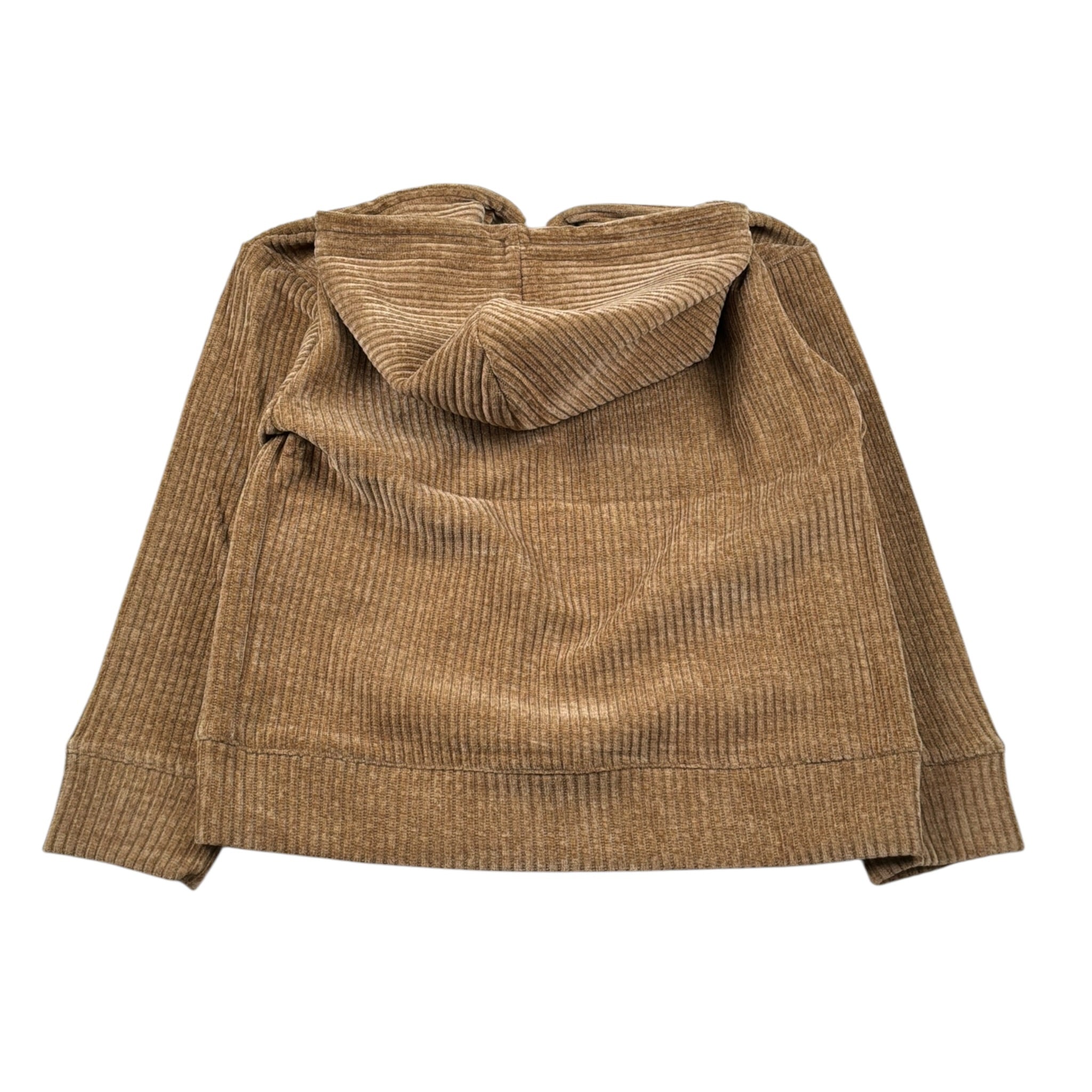 Paolo Pecora Felpa tinta unita con Zip E Cappuccio Cammello per Bambino PP4142 CAMMELLO PAOLO PECORA 