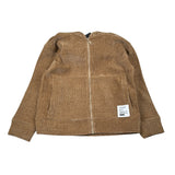 Paolo Pecora Felpa tinta unita con Zip E Cappuccio Cammello per Bambino PP4142 CAMMELLO PAOLO PECORA 