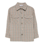 Paolo Pecora Camicia Manica Lunga Stampa Fantasia Beige per Bambino PP4148 BEIGE PAOLO PECORA 