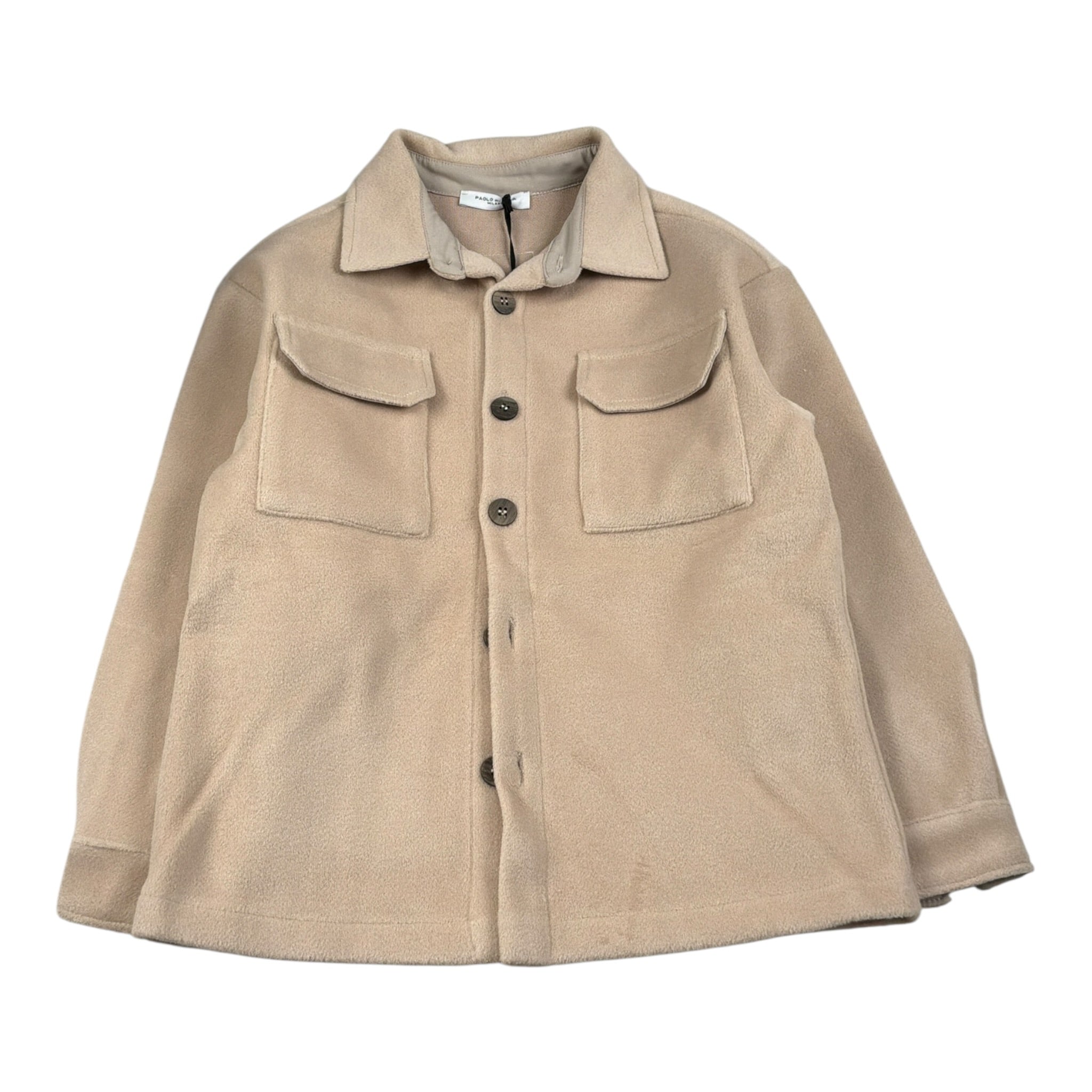 Paolo Pecora Giacca tinta unita con Bottoni Beige per Bambino PP4151 BEIGE PAOLO PECORA 