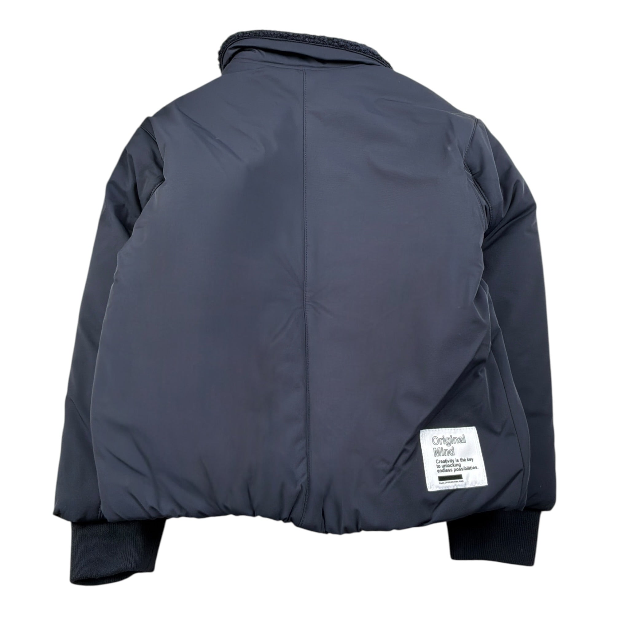Paolo Pecora Giubbino tinta unita con Zip E Colletto Blu per Bambino PP4168 BLU PAOLO PECORA 