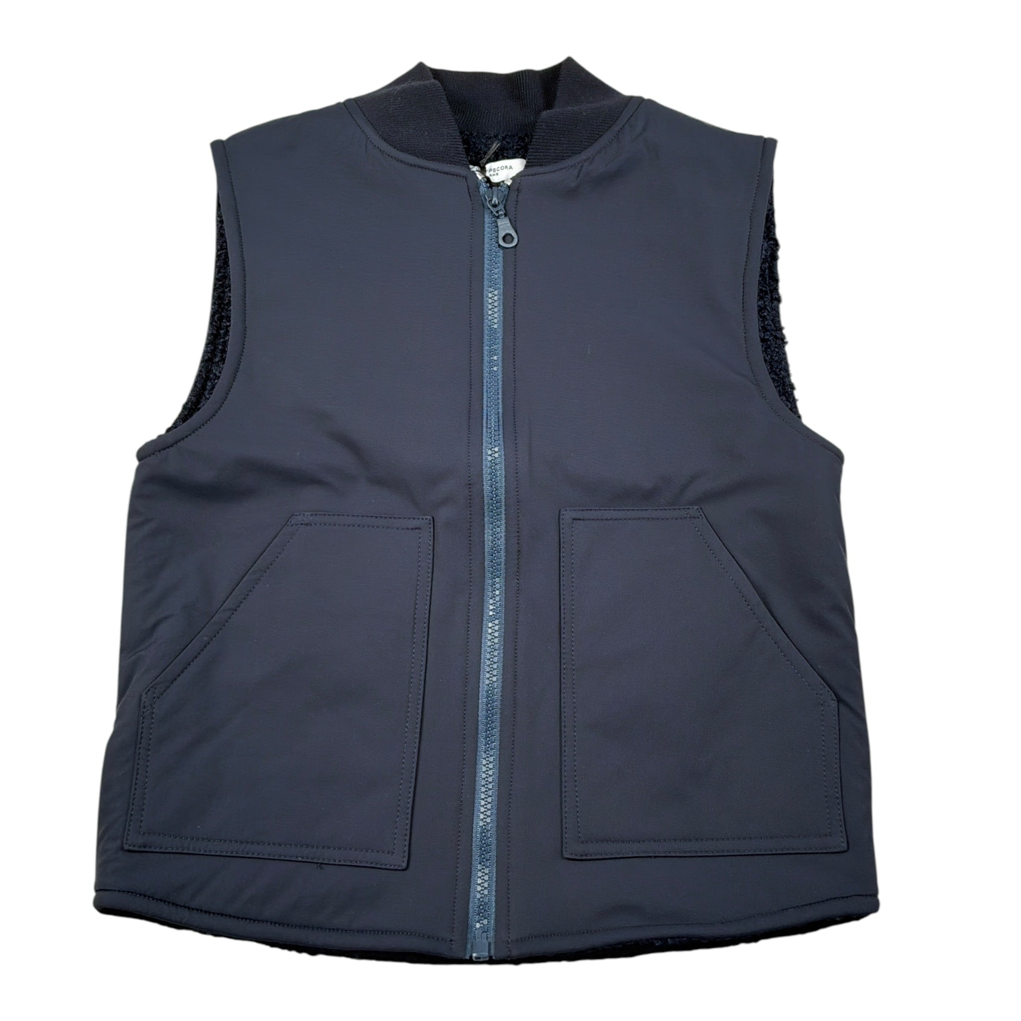 Paolo Pecora Giubbino Modello Smanicato tinta unita con Zip Blu per Bambino PP4169 BLU PAOLO PECORA 