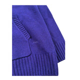 Paolo Pecora Maglia tinta unita con Cappuccio Viola per Bambino PP4394 VIOLA PAOLO PECORA 